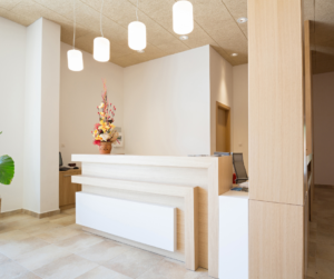 Reception area