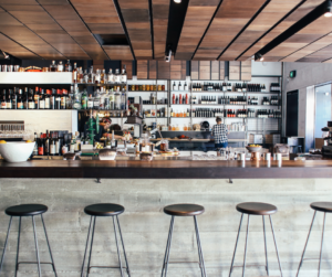 bar area