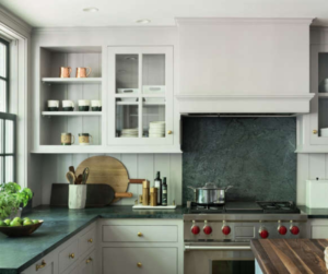 Soapstone used in kitchen